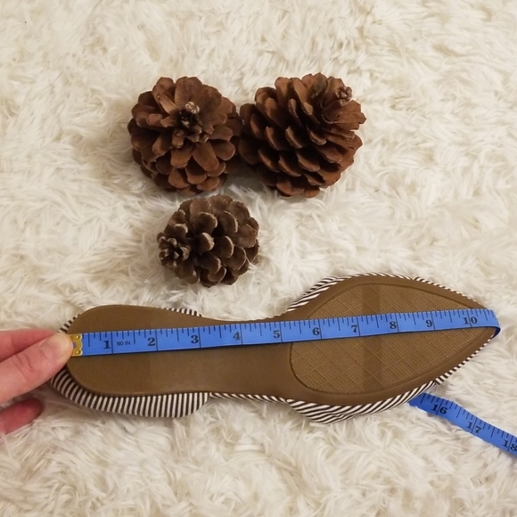 Navy Striped Merona Flats - Picture 5 of 7